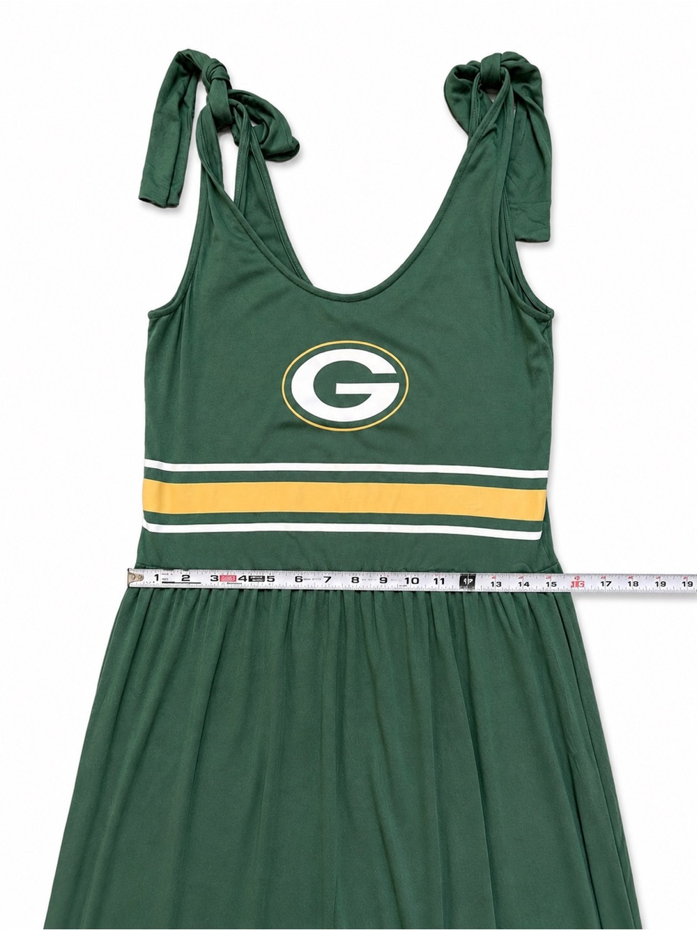 Green Bay Packers Women’s Small Maxi Dress NFL Football Game Day Dress - Picture 5 of 7